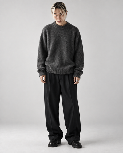 Cashmere-Blend Crewneck