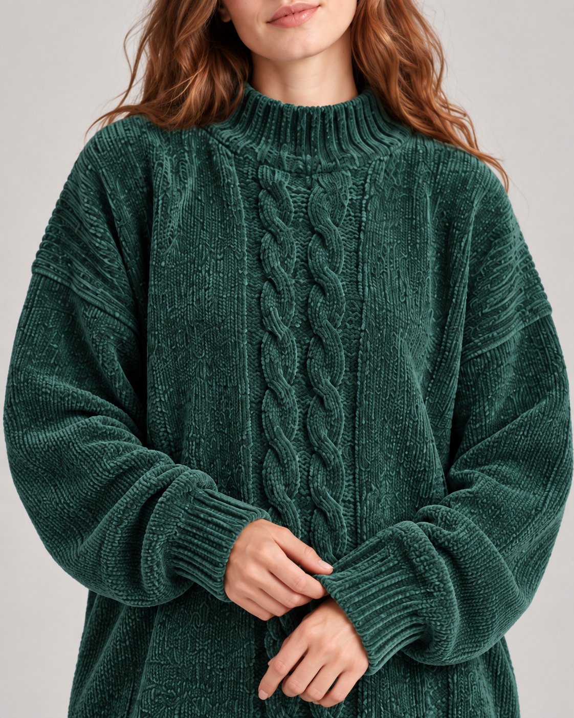 Chunky Cable-Knit Sweater