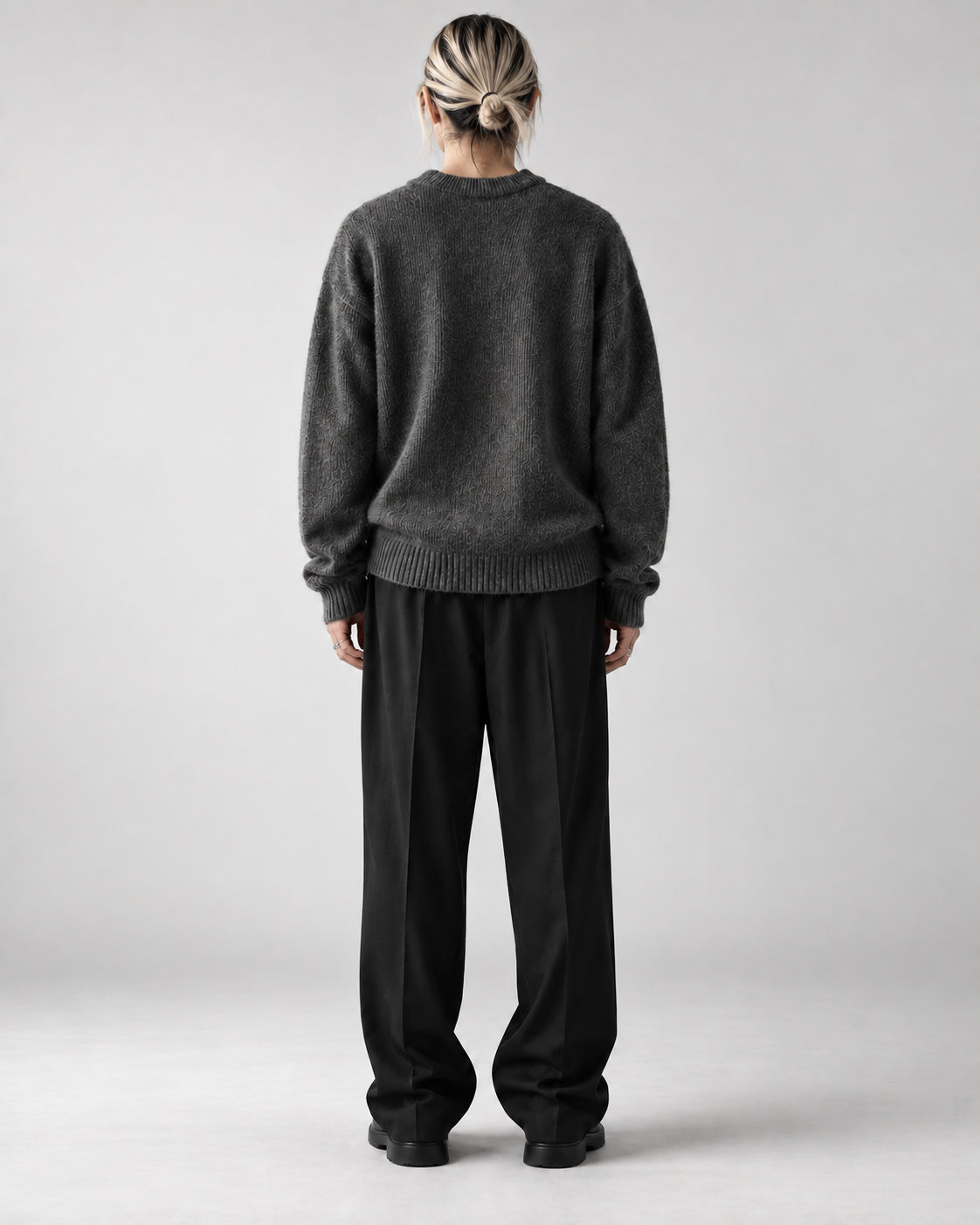 Cashmere-Blend Crewneck