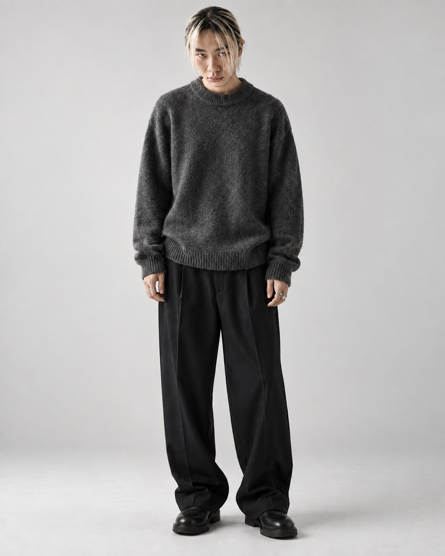 Cashmere-Blend Crewneck