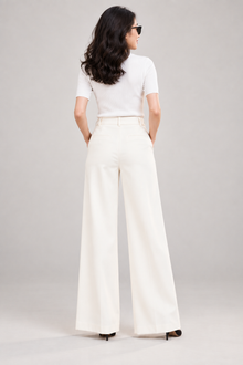 Cropped Straight-Leg Trousers