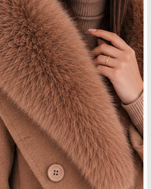 Faux-Fur Trim Parka fur detail mobile view