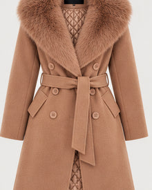 Faux-Fur Trim Parka clean product mobile view