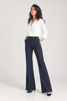 Tailored Wide-Leg Trousers