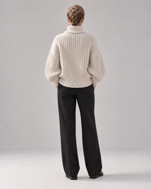 Turtleneck Ribbed Sweater